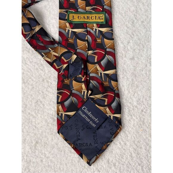 J. Garcia Silk Tie Collection Eight “Clockworks” - Picture 5 of 6